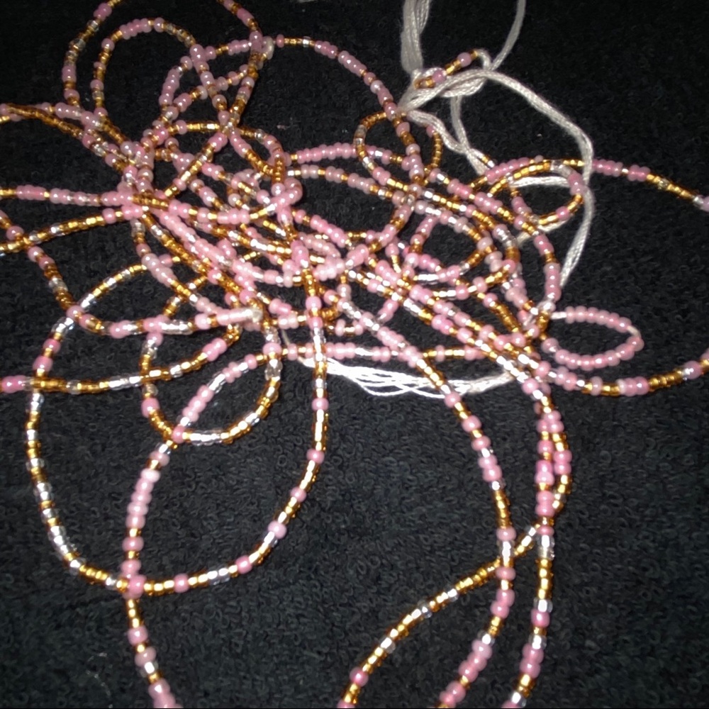 Waist beads 50in+ handmade no bargain Att